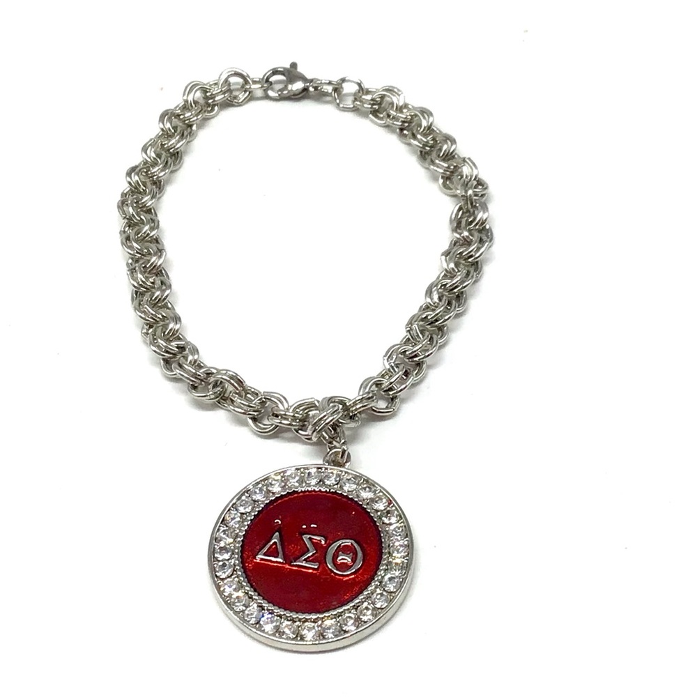Delta Sigma Theta Charm Bracelet